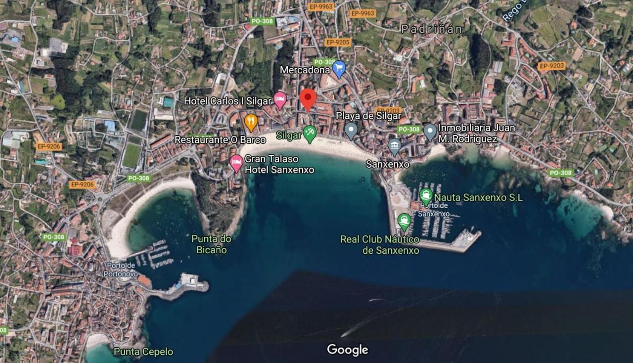 Apartmán Desconectaengalicia Castelao, 50M Playa Silgar Sanxenxo Exteriér fotografie