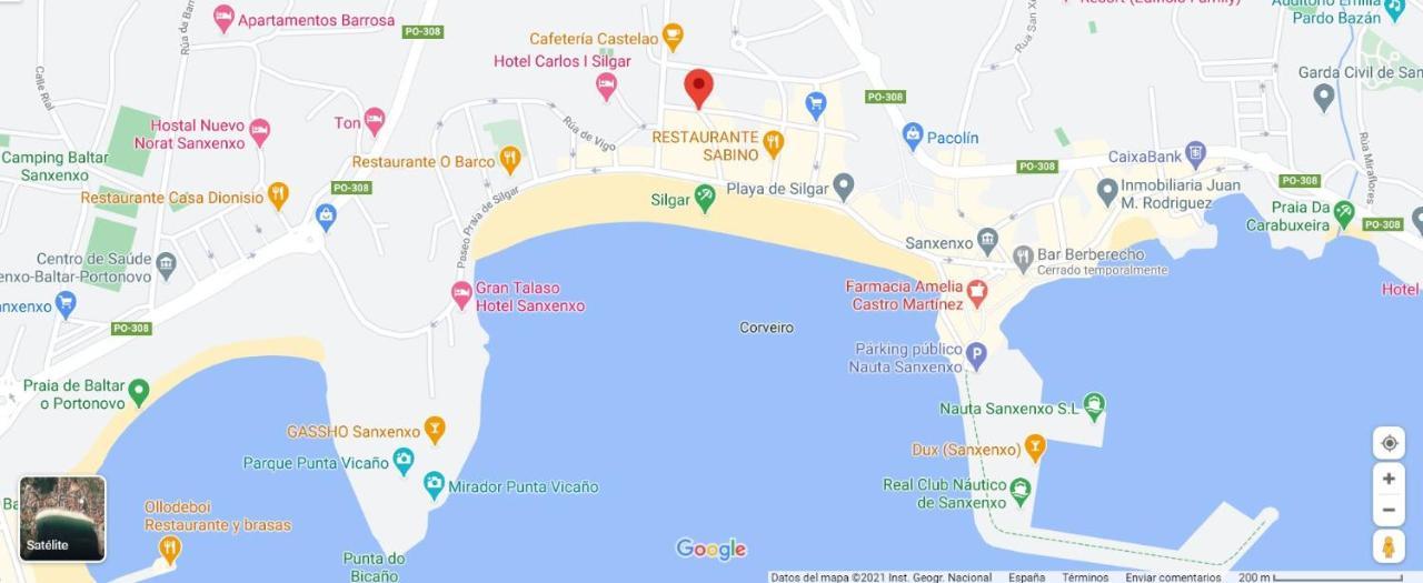 Apartmán Desconectaengalicia Castelao, 50M Playa Silgar Sanxenxo Exteriér fotografie